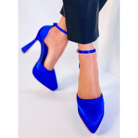 Zapatos de salón con plataforma Carlie Navy azul 3