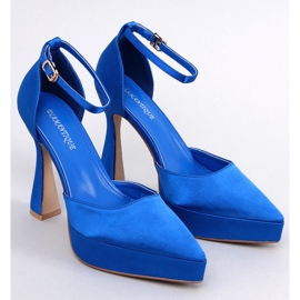 Zapatos de salón con plataforma Carlie Navy azul 5