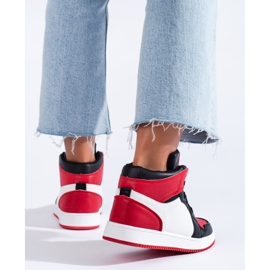Zapatillas altas rojas Shelovet rojo 3