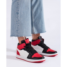 Zapatillas altas rojas Shelovet rojo 2