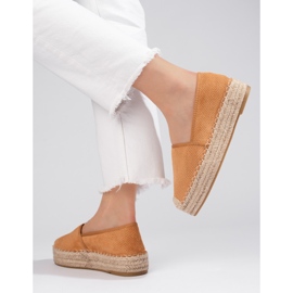 Alpargatas mujer ante Shelovet camel marrón 3