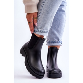 BM Botas de goma sin cordones Jodhpur Boots Black Carme negro 1