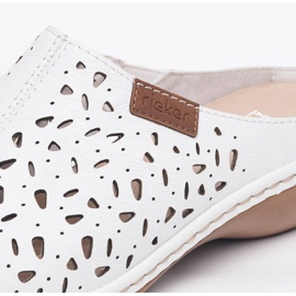 Zapatillas caladas Rieker W 65996-80 blanco 7