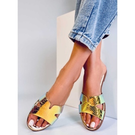 BM Babuchas mujer Duey Gold opalescente dorado 2