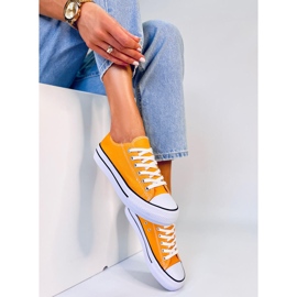 BM Zapatillas clásicas de mujer Fargis Yellow amarillo 3