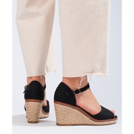 Sandalias de cuña tipo alpargata beige de Shelovet 3