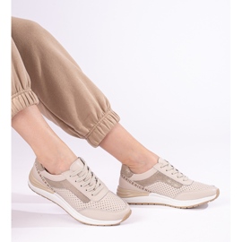 Deportivas mujer Shelovet beige 1
