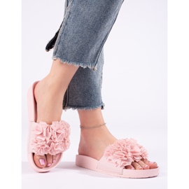 Chanclas plataforma rosa Shelovet rosado 2