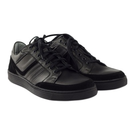 Zapatos casual de hombre Riko 828 negro 4