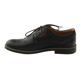 Zapatos de hombre Riko atados 823 negro marrón 2