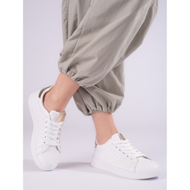Deportivas mujer Shelovet cómodas blancas blanco 1