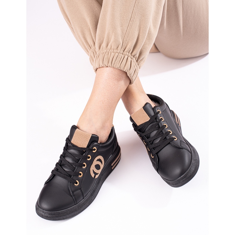 Deportivas mujer Shelovet negras negro 1