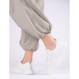 Deportivas mujer Shelovet caladas blancas blanco 2