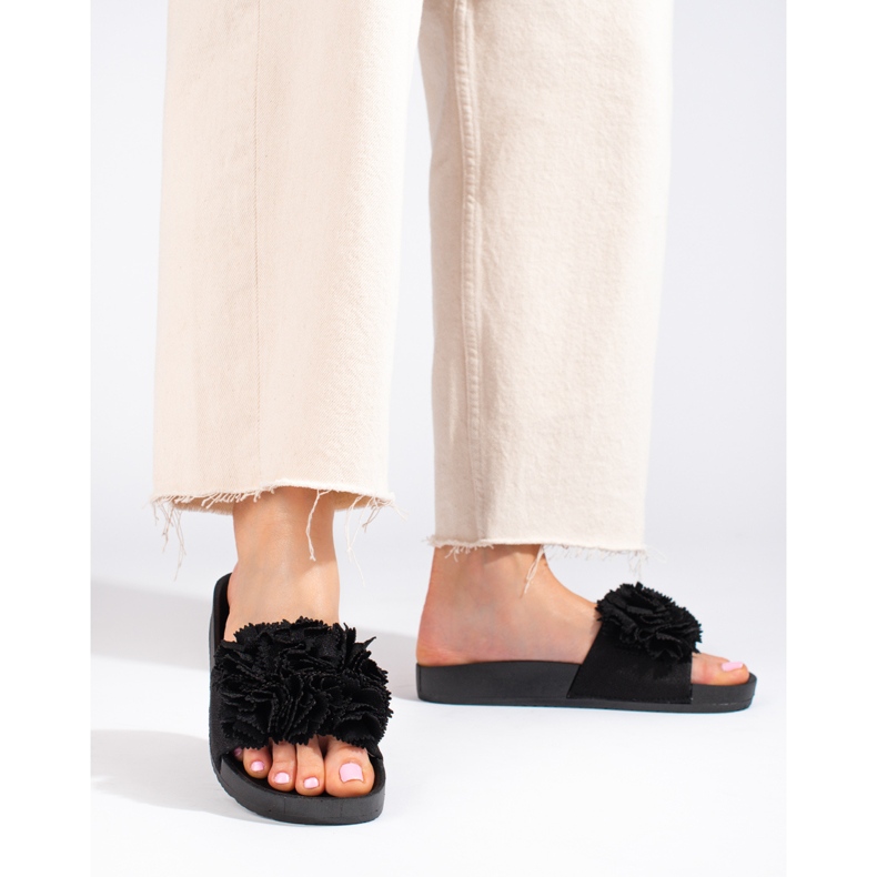 Chanclas plataforma Shelovet negro 1