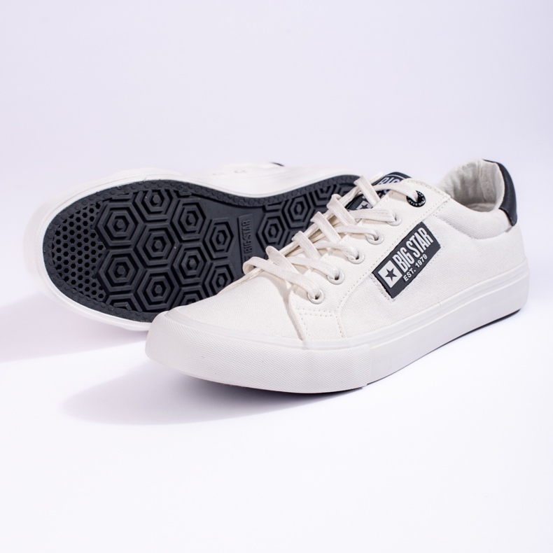 Sneakers de hombre Big Star blancas JJ174259 blanco 1