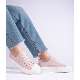 Zapatillas de mujer en la plataforma rosa Big Star LL274970800 rosado 3