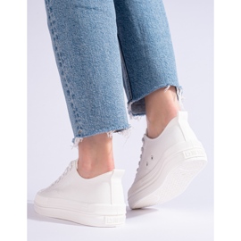 Zapatillas de mujer en la plataforma blanco Big Star LL274968101 2