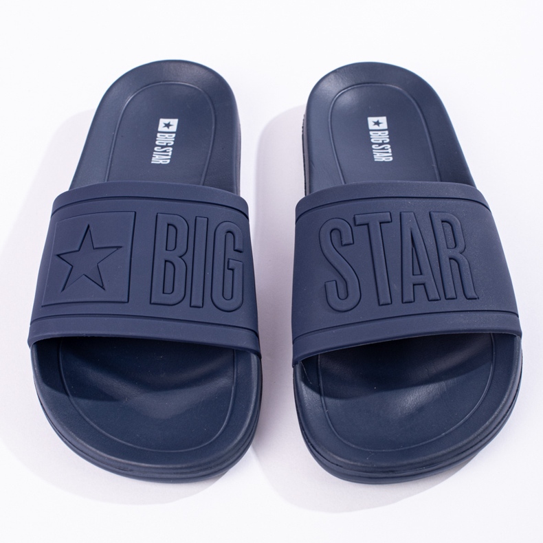 Pantuflas hombre Big Star DD174688 azul marino 1