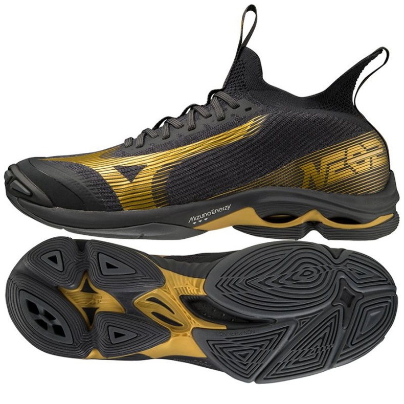 Zapatillas de voleibol Mizuno Wave Lighting Neo2 M V1GA220241 negro negro 1