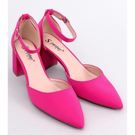 Vonetta Zapatos de Tacón Bajo Abierto Fucsia rosado 1