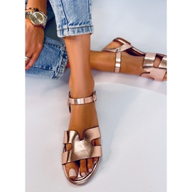 Sandalias mujer Forney Champagne dorado 2