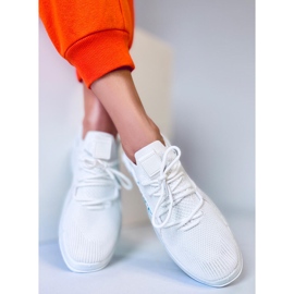 Calzado deportivo Hiral White calcetines blanco 1
