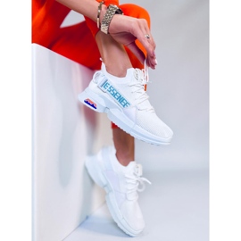 Calzado deportivo Hiral White calcetines blanco 2