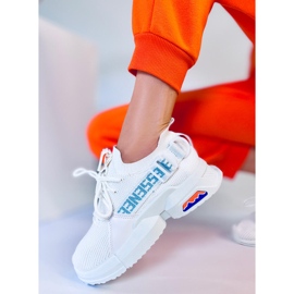 Calzado deportivo Hiral White calcetines blanco 5