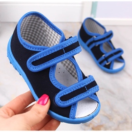Chanclas niño sandalias casa Nazo azul 1 Chanclas niño sandalias casa Nazo azul 1