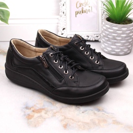 Zapatos de mujer cómodos Helios negros 10