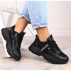 Zapatillas deportivas mujer negras Vinceza 13577 sneakers negro 5