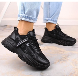 Zapatillas deportivas mujer negras Vinceza 13577 sneakers negro 6