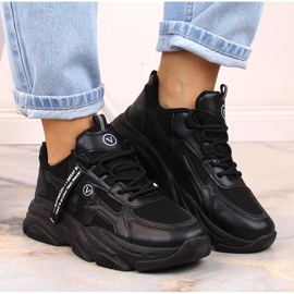 Zapatillas deportivas mujer negras Vinceza 13577 sneakers negro 7