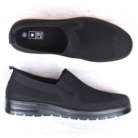News Novedades 1022 slip-on de hombre negro 4