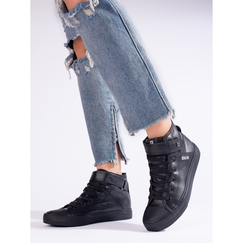 Deportivas altas negras mujer Big Star V274542 negro 1 Deportivas altas negras mujer Big Star V274542 negro 1