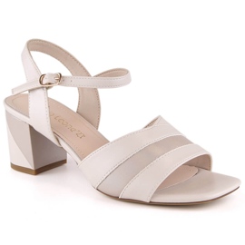 Sandalias elegantes en el puesto Sergio Leone SK897 Beige 1