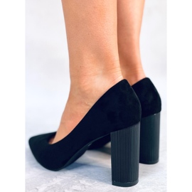 BM Zapatos negros con tacón Annette 4