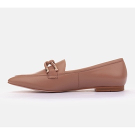 Marco Shoes mocasines adornados beige 2