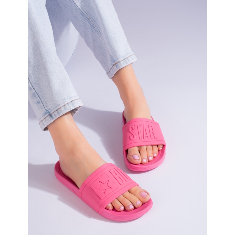 Pantuflas mujer rosa Big Star HH274A039FU rosado 1
