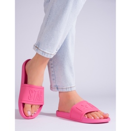 Pantuflas mujer rosa Big Star HH274A039FU rosado 2