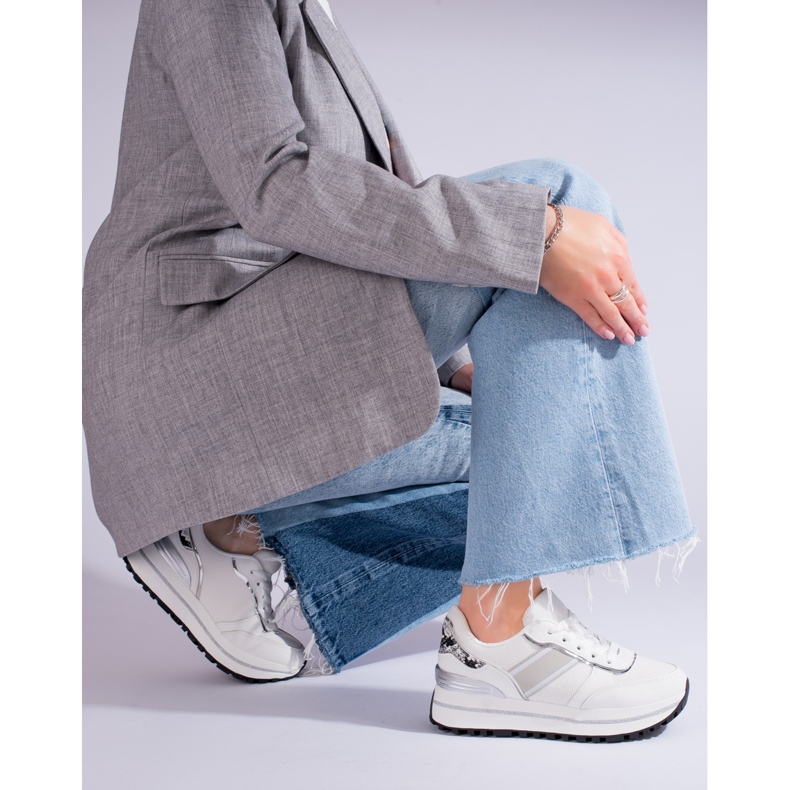 Deportivas de mujer Shelovet blancas para mujer blanco 2