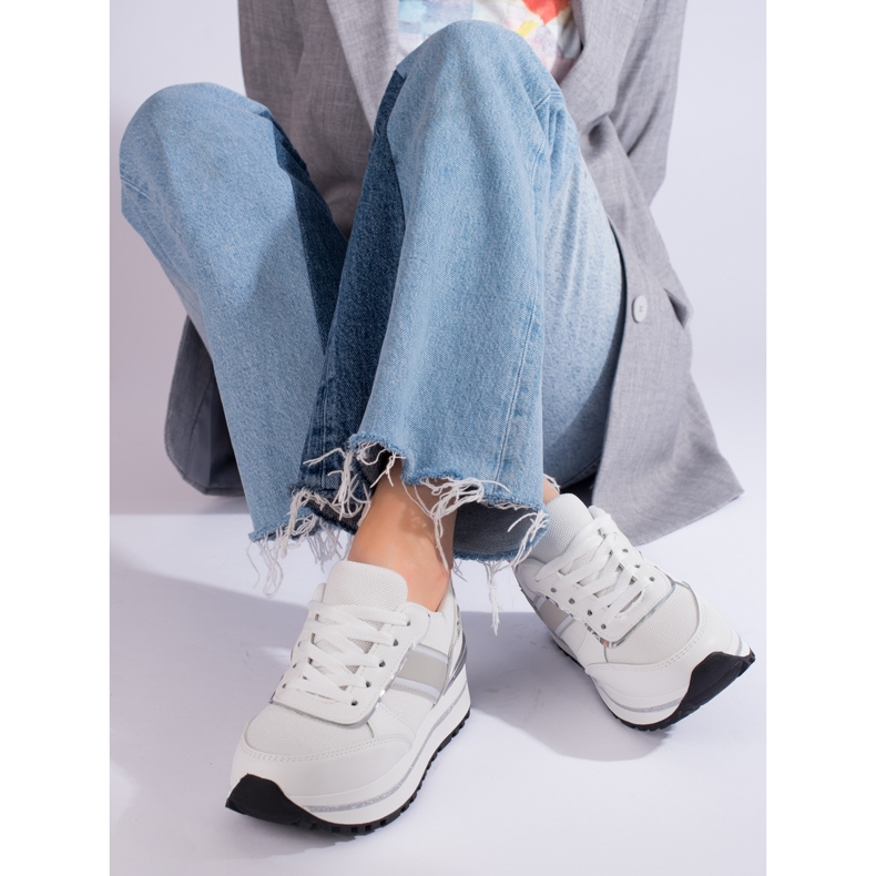 Deportivas de mujer Shelovet blancas para mujer blanco 1