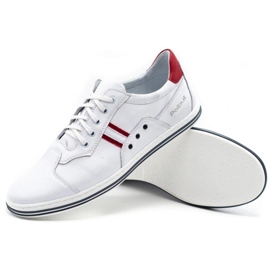 Polbut 1801L zapatos casuales blancos para hombre 3