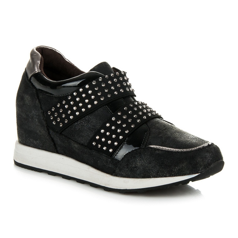 Kylie Zapatillas Rock Wedge negro 1