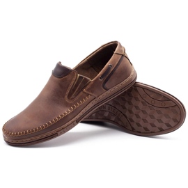 Polbut Zapatos hombre mocasines 09 marrón 3