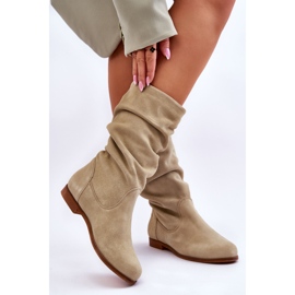 Botas Mujer Ante Maciejka 05057-09 Verde Claro 2