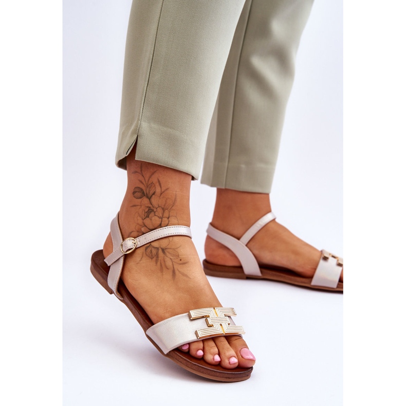 Sandalias Mujer S.Barski KV-5541-37 Beige 2