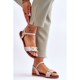 Sandalias Mujer S.Barski KV-5541-37 Beige 4