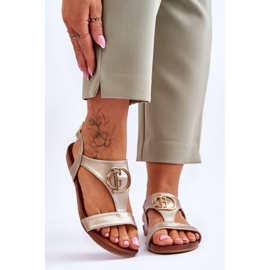 Sandalias Planas S.Barski KV-5541-32 Oro dorado 1