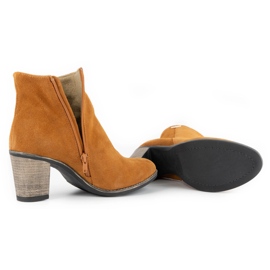 Olivier Botas Sara Rude de tacón naranja 3